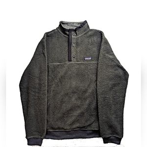 Patagonia Shearling Button Pullover Fleece NWT